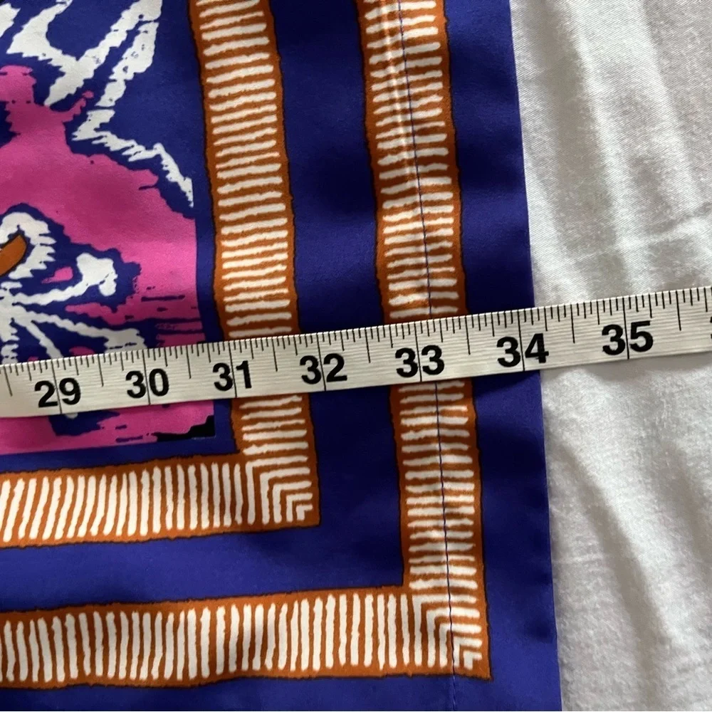 Ann Taylor Loft Mod Vibrant Short Scarf Motif Dress Size Medium EUC - Picture 11 of 11